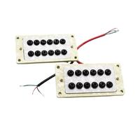 perfeclan Pieza de reparación de pastilla humbucker para guitarra eléctrica que reemplaza de doble bobina profesional, Mástil Y Puente