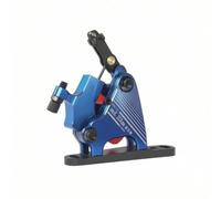 perfeclan Pinza de Freno de Bicicleta Hidráulica de Disco Calibrador de Doble Pistón con Adaptador de Montaje Plano Construcción de Aleación Mecanizada Presión, Azul, 140/160 Universal