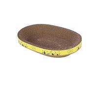 Perfeclan Placa en Forma de Cuenco Rascador para Gatos Tablero para Rascar para Gatos Resistente a Los Rasguños Garra de Molienda Duradera Almohadilla para, l