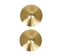 perfeclan Platillos de tambor de 2 piezas, accesorios de percusión de platillos de práctica para jugadores principiantes, platillos de choque de aleación, Diámetro 30cm