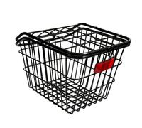 Perfeclan Portabicicletas Trasero para Almacenamiento de Bicicletas, portaequipajes Trasero para Bicicletas, Cesta de Carga Resistente, Cesta para Bicicletas de, con Tapa