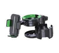 perfeclan Portavasos para Cochecito con Soporte Ajustable para Teléfono, Portabotellas Multifuncional de Regalo, Soporte de Almacenamiento para Cochecitos, Verde
