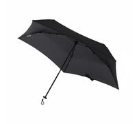 Perfeclan Protección de Lluvia para Mujer Plegable Portátil Compacto Material Carbono Estructura Flexible Peso Liviano Adecuado para Caminata Viaje Trabajo Bolsillo Uso Diario, Black