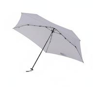 Perfeclan Protección de Lluvia para Mujer Plegable Portátil Compacto Material Carbono Estructura Flexible Peso Liviano Adecuado para Caminata Viaje Trabajo Bolsillo Uso Diario, Gray