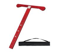 perfeclan Protector de Piso para Clavija de, Ligero, Antideslizante, de Madera, Portátil, con Estabilidad Mejorada, para Conciertos Y Espectáculos, Rojo