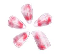 perfeclan Protectores de dedos Pipa Nails para pianistas, elegantes protectores de dedos para tocar instrumentos de cuerda, para profesionales, principiantes, Red L