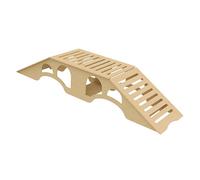 Perfeclan RC Obstáculo Madera para Coches Teledirigidos Set Simulación de Obstáculos Puente Accesorios Camión RC Ornamento Miniatura DIY Adecuado para Juegos, Pendiente Pronunciada