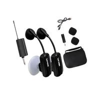 Perfeclan Receptor de micrófono de instrumento musical, portátil multifuncional con adaptador, Base de ventosa para acordeones, mandolina de ukelele, Juego de 2 piezas.