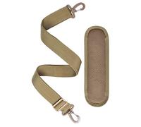 Perfeclan Reemplazo de la Correa para el Hombro con Almohadilla Gruesa y Suave Durable para de la cámara del Equipaje Instalación fácil, marrón