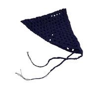 perfeclan Regalos multifuncionales de la cabeza de cabeza de la de accesorios para el cabello Props Fashion For Women Girls Women Crochet Bandana, Azul
