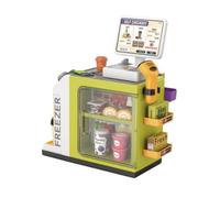 Perfeclan Registradora Infantil con Escáner Seguro | Caja Autoservicio Juguete con Accesorios, Compacto, Niños, Verde