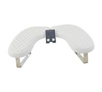 perfeclan Reposabrazos para Uñas con Soporte para Teléfono, Cojín para Manos Y Uñas, Herramienta de Manicura Cómoda para Salón, Manicura, Mesa Y Aficionados Al, Blanco