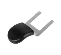 perfeclan Reposapulgares Accesorios para instrumentos musicales de viento electrónicos Soporte resistente de silicona suave Reposapulgares, Negro