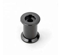 perfeclan Rodamiento para Equipo de Fitness Rodamiento Rueda Polea Guía Componente de Reemplazo Estable Nylon y Acero Adecuado para Mantenimiento de Máquinas de, Negro, D52 Ranura 53mm