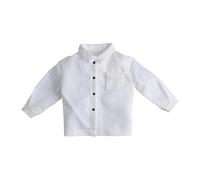 Perfeclan Ropa para Figuras de acción a Escala 1/12, Accesorios para Disfraces de muñecas, Camisa, Informal de Moda, Accesorio fotográfico para Figuras, Blanco