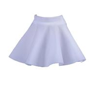 Perfeclan Ropa para Figuras de acción a Escala 1:12, Accesorios para Disfraces de muñecas, Falda de Tela, Ropa en Miniatura de Moda para muñecas Femeninas de 6, Blanco