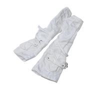 Perfeclan Ropa para Figuras de acción a Escala 1/12, Ropa en Miniatura, Pantalones Cargo, Regalo de cumpleaños, de Tela para muñecas, Ideal para fotografía de, Blanco
