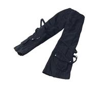 Perfeclan Ropa para Figuras de acción a Escala 1/12, Ropa en Miniatura, Pantalones Cargo, Regalo de cumpleaños, de Tela para muñecas, Ideal para fotografía de, Negro