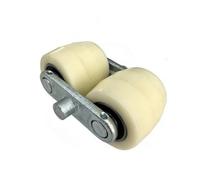 perfeclan Rueda Hidráulica para Montacargas Rueda Transpaleta Rodillo Repuesto con Brazo de Metal y Rotación Fluida Componente de, Rueda De Nailon Pequeña, Ensamblaje De Rueda De Nailon Pequeña