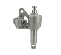 Perfeclan Rueda Hidráulica para Montacargas Rueda Transpaleta Rodillo Repuesto con Brazo Oscilante y Barra Cilíndrica Horizontal Estabilidad Estructural, 5 Toneladas, Eje 60mm