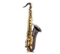 perfeclan Saxofón Alto Saxofón Alto con Instrumento Orquestal Latón con Acabado Negro Campana Amplia Proyección Tono Si Sonoridad Cálida con Manual y Guantes