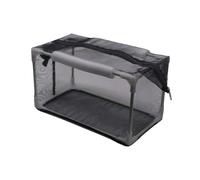 Perfeclan Separación de Acuario Caja de Cría Red de Malla Nylon Caja de Aislamiento con Cremallera Función de y Proteger Alevines Adecuada para Peceras, 32x17x17cm