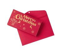 Perfeclan Sobres de Regalo para Dinero navideño, Billetes navideños, multifuncionales, para Hacer tú Mismo, para Mujeres y Hombres, Ciervo de Navidad