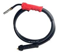 perfeclan Soplete de Soldadura a Gas Soplete MIG Antorcha CO2 Pistola de Soldar Cuello Metálico Recta Montaje Fiable Compatible, 5 Metros, Económico, Pistola Europea 350A