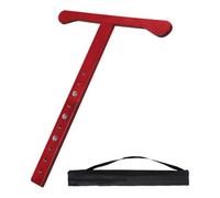 perfeclan Soporte de apoyo para tope de anclaje de clavija de, soporte ligero, tope de clavija de antideslizante profesional para, Rojo