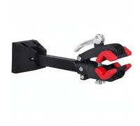 Perfeclan Soporte de Bicicleta de Pared con Gancho Colgador Montaje y Soporte Plegable Pinza Robusta de Aleación y para Uso Diario Adecuado para Garaje Almacén , Rojo