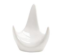 perfeclan Soporte de cerámica para ocarina de 6 o 12 agujeros. Elegante soporte antideslizante para exhibición. Base para escritorio, aula o decoración de, Blanco