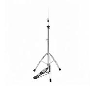 perfeclan Soporte de Charleston para Batería Soporte Platillo Pedal Estructura Trípode Antideslizante Altura Regulable Control del Sonido Metal Galvanizado Adecuado para Rock Jazz, 22MM Doble PIEZA
