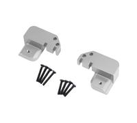 Perfeclan Soporte de Enlace para Coche RC con Tornillo, aleación de Aluminio, Accesorios de Bricolaje, Piezas de Repuesto, de Barra de Acoplamiento, Plata