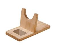 perfeclan Soporte de madera para pegamento termofusible. Mantiene mesa ordenada. Compatible con casi cualquier herramienta de pegamento. Base para, con Almohadilla Antigoteo Pequeña