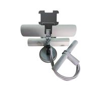 Perfeclan Soporte de Suelo Ajustable para Barra de Abdominales, Dispositivo de Asistencia para Fitness portátil para el hogar y Oficina, con 2 ventosas, Gris