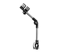 Perfeclan Soporte para Manillar de Bicicleta, con Abrazadera Universal, para Manillar de 0,75 a 1,02 Pulgadas, para Bicicleta eléctrica, 49cm Plegable
