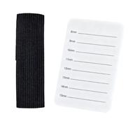 perfeclan Soporte para pestañas, bandeja de extensión de pestañas, herramienta de mano, bandeja profesional, práctica y ligera, paleta de para estudios, Blanco de 8 a 15 Mm
