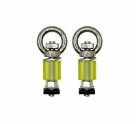 perfeclan Soporte para Techo para Vehículo Todoterreno Anclaje de Techo Perno Ojal Accesorio de Barras Transversales Ajustable Antióxido Adecuado para, Silver, Bolt Short