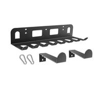 Perfeclan Soporte Pared Vertical para Barra Gimnasio en Garaje, Soporte para Barra Pesas para Gimnasio en casa, Estante Colgador