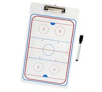 Perfeclan Tablero de Entrenamiento de Hockey, Portapapeles táctico de Estrategia Árbitro Suave Regrabable Entrenadores de fútbol Marcador Pizarra Blanca Tablero