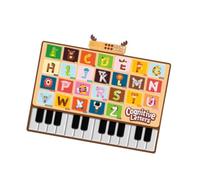 perfeclan Tapete de Piano para Piso para niños pequeños, tapete Musical para niños con 26 Alfabetos, tapete para Teclado, Teclado Musical, Juguetes de