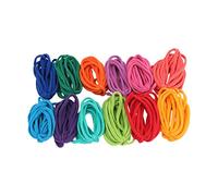 Perfeclan Tejiendo Loom Loops Potholder Loops Loom Loops Múltiples Colores Tejiendo Telar Juguetes para niños Adultos Principiantes DIY Artesanía, 12 Colores 192 Piezas