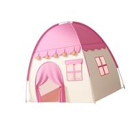 Perfeclan Tienda de Juegos para niños, Tipi, Gran Espacio, decoración para habitación Infantil, Transpirable, Lavable, para niños de 3, 4, 5 y 6 años, Rosa