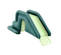 Perfeclan Tobogán Acuático Inflable Resistente para Niños, Fácil de Montar, Portátil, de PVC, Práctico Y Resistente, Accesorio para Exteriores E Interiores, Verde