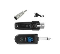 perfeclan Transmisor y receptor de audio Equipo de música de micrófono universal de 110dB, 1 con 1