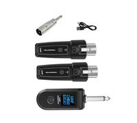 perfeclan Transmisor y receptor de audio Equipo de música de micrófono universal de 110dB, 1 con 2