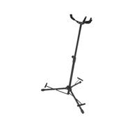 perfeclan Triple soporte de guitarra Three Heads Universal Music Stand Stand de guitarra para instrumentos de cuerda Guitarras acústicas Folk Guitar Celor, Cabeza de Goma Negra