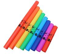 perfeclan Tubos de Percusión para Niños Set de Aprendizaje Musical Tubos Afinados Escala C Varillas Sonoras Educativas , Instrumento De Percusión Orff, Conjunto De 8 Tubos Sonoros Sin Cuerda