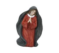 Perfeclan Virgen María Escultura Figura Virgen María Estatua Ornameto Creativo Decorativo Resina Artesanal para Coleccionista Adecuado para Dormitorio Sala