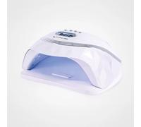Perfect Beauty Star Dust Shiny 60W Lámpara Uñas UV-LED - Lámpara de Uñas LED con Pantalla LCD Sensor de Presencia Color Blanco